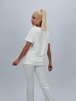 Tricou din bumbac cu imprimeu kitty - imagine 4