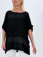 Bluză oversized cu broderie - imagine 14