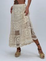 Fustă lungă croșetată - imagine 3