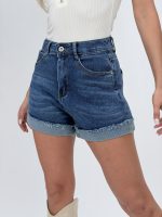 Jeans | Blug scurt cu talie înaltă - imagine 3