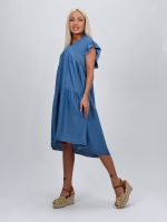 Rochie din lyocell cu decolteu în V - imagine 6