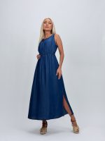 Rochie din lyocell cu bretele