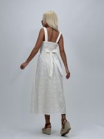 Rochie lungă din sangallo - imagine 5