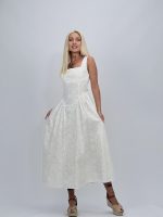 Rochie lungă din sangallo