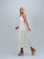 Rochie lungă din sangallo - imagine 4