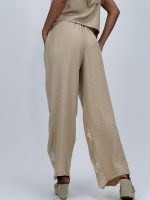 Set pantalon și vestă cu broderie - imagine 5