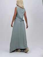 Fustă lungă brodată cu șnur accesorizat - imagine 11