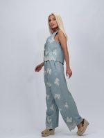 Set pantalon și vestă cu broderie - imagine 13