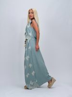 Fustă lungă brodată cu șnur accesorizat - imagine 10