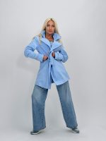 Jachetă trench cu nasturi - imagine 27