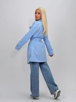 Jachetă trench cu nasturi - imagine 28