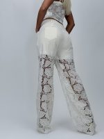 Jeans | Blug cu broderie florală - imagine 7