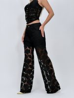 Jeans | Blug cu broderie florală - imagine 12