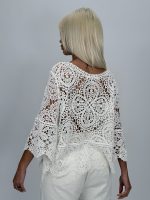 Bluză croșetată cu mâneci tip clopot - imagine 5