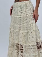 Fustă lungă croșetată - imagine 4