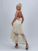 Fustă lungă croșetată - imagine 5