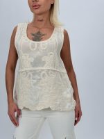 Maiou din bumbac cu broderie - imagine 7