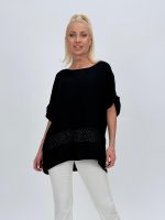 Bluză oversized cu broderie - imagine 12