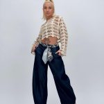 Pantalon baggy din lyocell