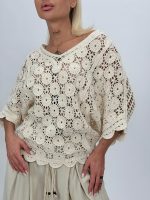 Bluză croșetată - imagine 7