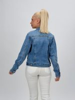 Jachetă basic din denim - imagine 5