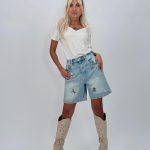 Jeans | Blug 3/4 brodat