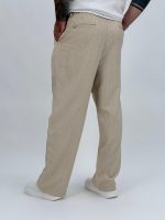 Pantalon cu pense și dungi - imagine 4
