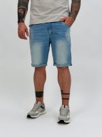 Jeans 3/4 cu efect prespălat - imagine 3