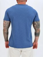 Tricou din bumbac cu 3 nasturi - imagine 10