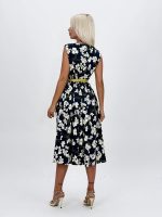 Rochie midi din bumbac cu imprimeu - imagine 10