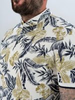 Tricou polo tunică cu imprimeu - imagine 3