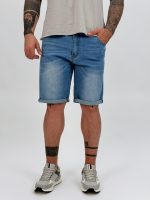 Jeans 3/4 albastru - imagine 3