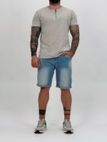 Jeans 3/4 cu efect prespălat