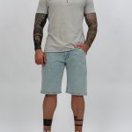 Jeans 3/4 albastru deschis