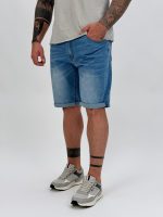 Jeans 3/4 albastru - imagine 4