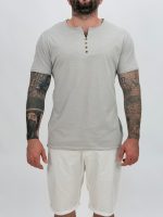 Tricou din bumbac cu 4 nasturi - imagine 5