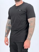 Tricou din bumbac cu buzunar la piept și nasture - imagine 9