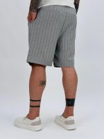 Pantalon 3/4 cu pense și dungi - imagine 10