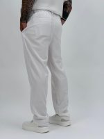 Pantalon din in cu șnur - imagine 19