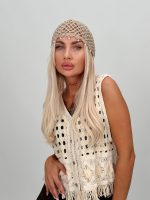 Accesoriu de cap croșetat - imagine 4