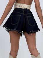 Jeans | Blug scurt cu franjuri - imagine 13