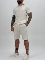 Pantalon 3/4 TH cu curea