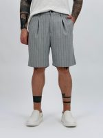 Pantalon 3/4 cu pense și dungi - imagine 7