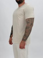 Tricou din bumbac cu buzunar la piept - imagine 6