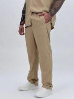 Pantalon din in cu șnur - imagine 11