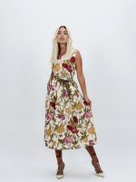 Rochie midi cu imprimeu floral
