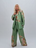 Pantalon cu imprimeu floral - imagine 5