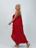 Rochie din in cu bretele - imagine 11