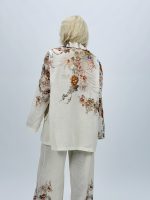 Sacou cu imprimeu floral - imagine 4