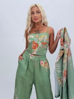 Top cu imprimeu floral - imagine 4